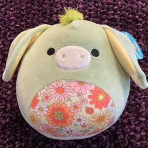 7.5" Juniper the Spring Donkey Squishmallow NWT